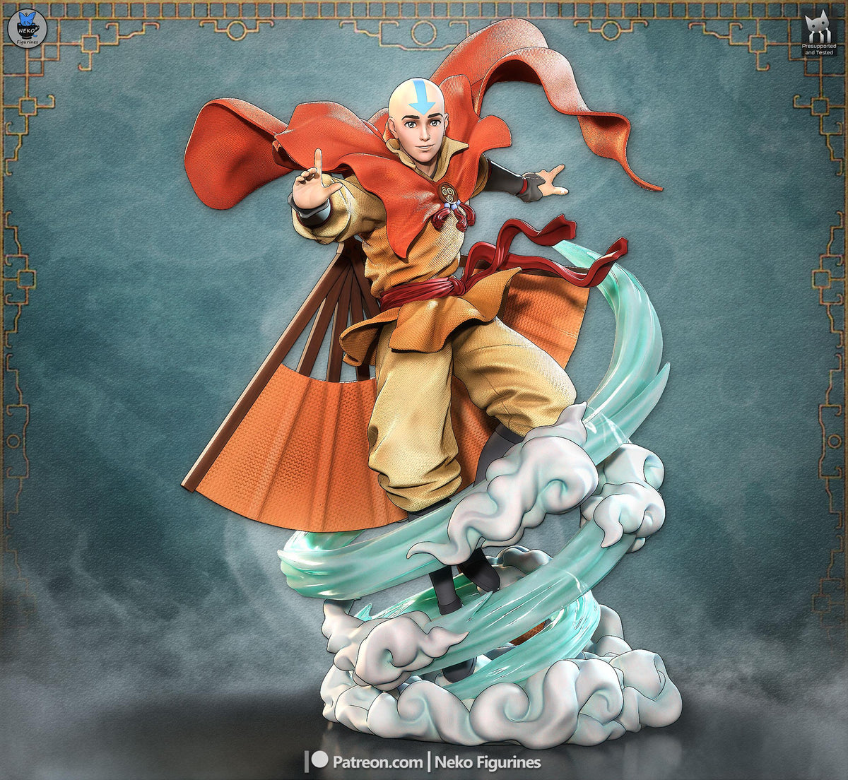 Airborne Blue-Arrow Monk | Resin Garage Kit | Unpainted Figure
