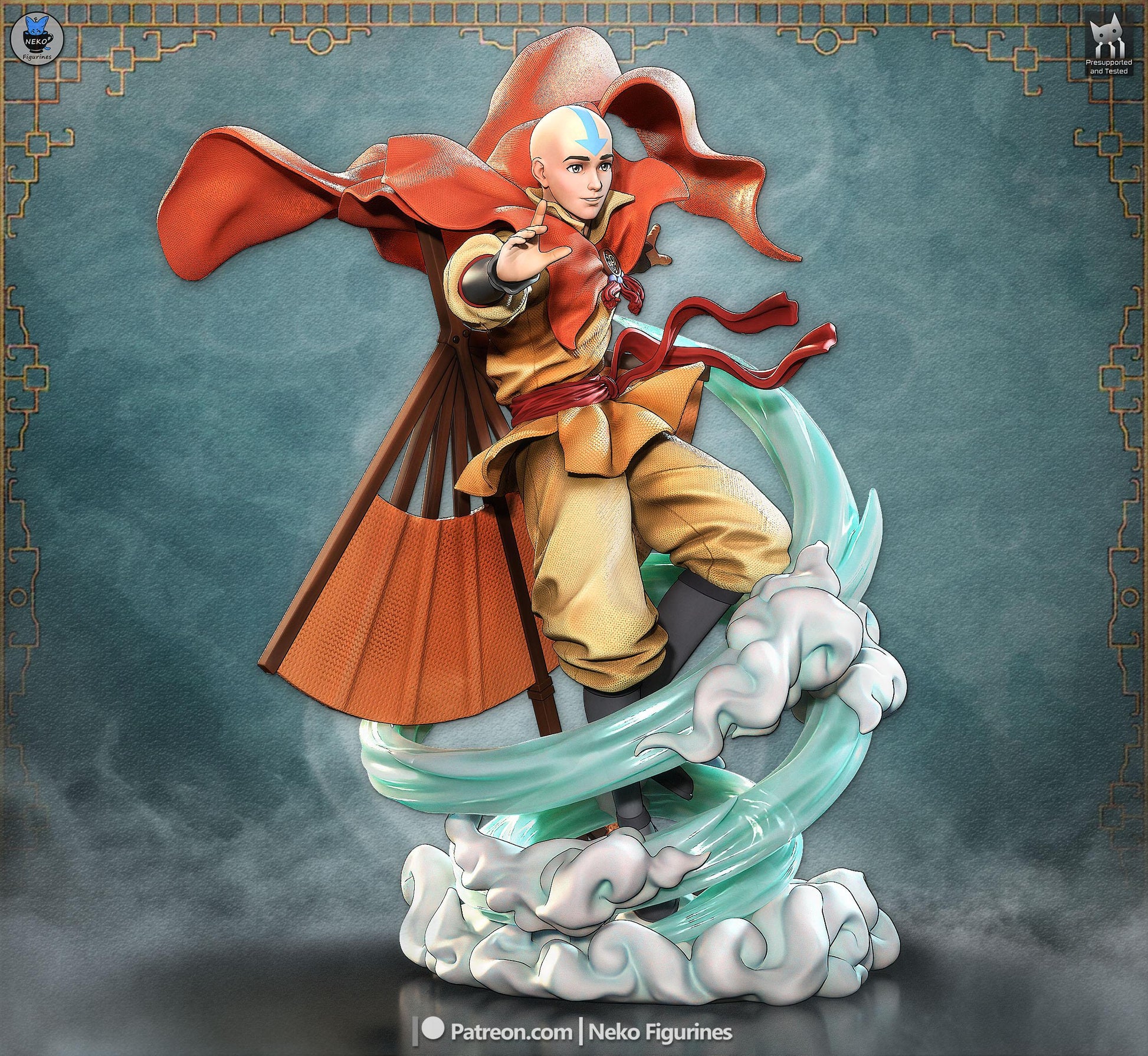 Airborne Blue-Arrow Monk | Resin Garage Kit | Unpainted Figure