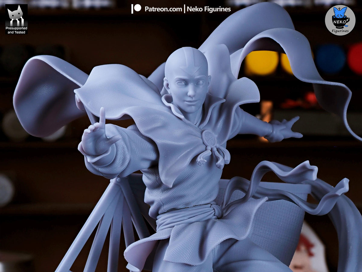 Airborne Blue-Arrow Monk | Resin Garage Kit | Unpainted Figure