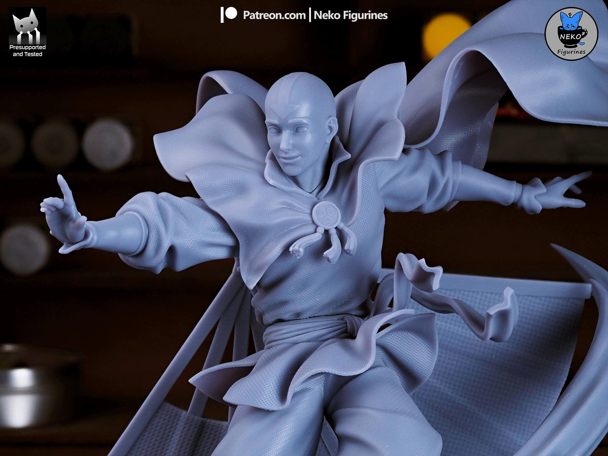 Airborne Blue-Arrow Monk | Resin Garage Kit | Unpainted Figure