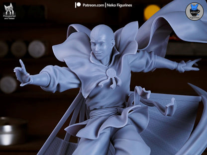 Airborne Blue-Arrow Monk | Resin Garage Kit | Unpainted Figure