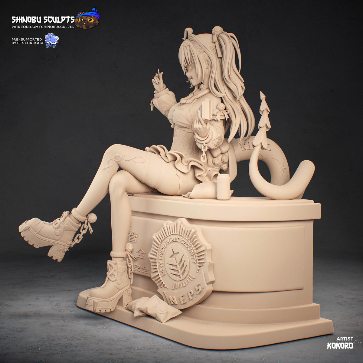 Cissia | Zenless Zone Zero | Resin Garage Kit | Unpainted Figure