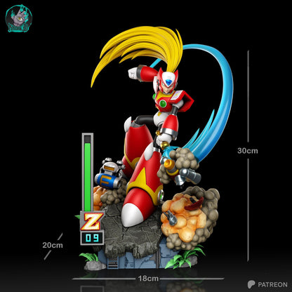 Red Armored Energy Android | Resin Garage Kit | Unpainted Figure