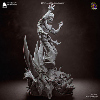 Four-Armed Infernal Warlord | Resin Garage Kit | Unpainted Figure