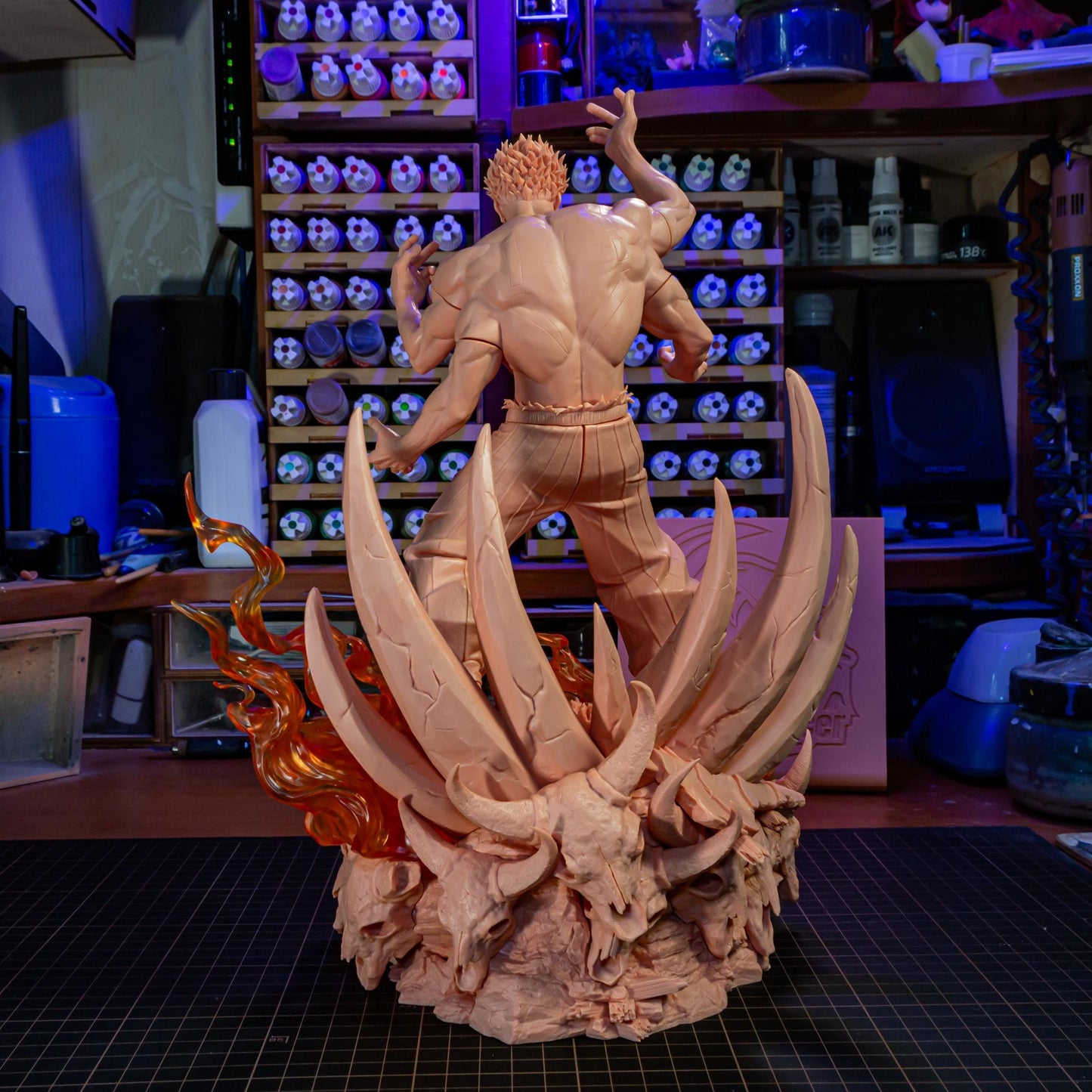 Four-Armed Infernal Warlord | Resin Garage Kit | Unpainted Figure