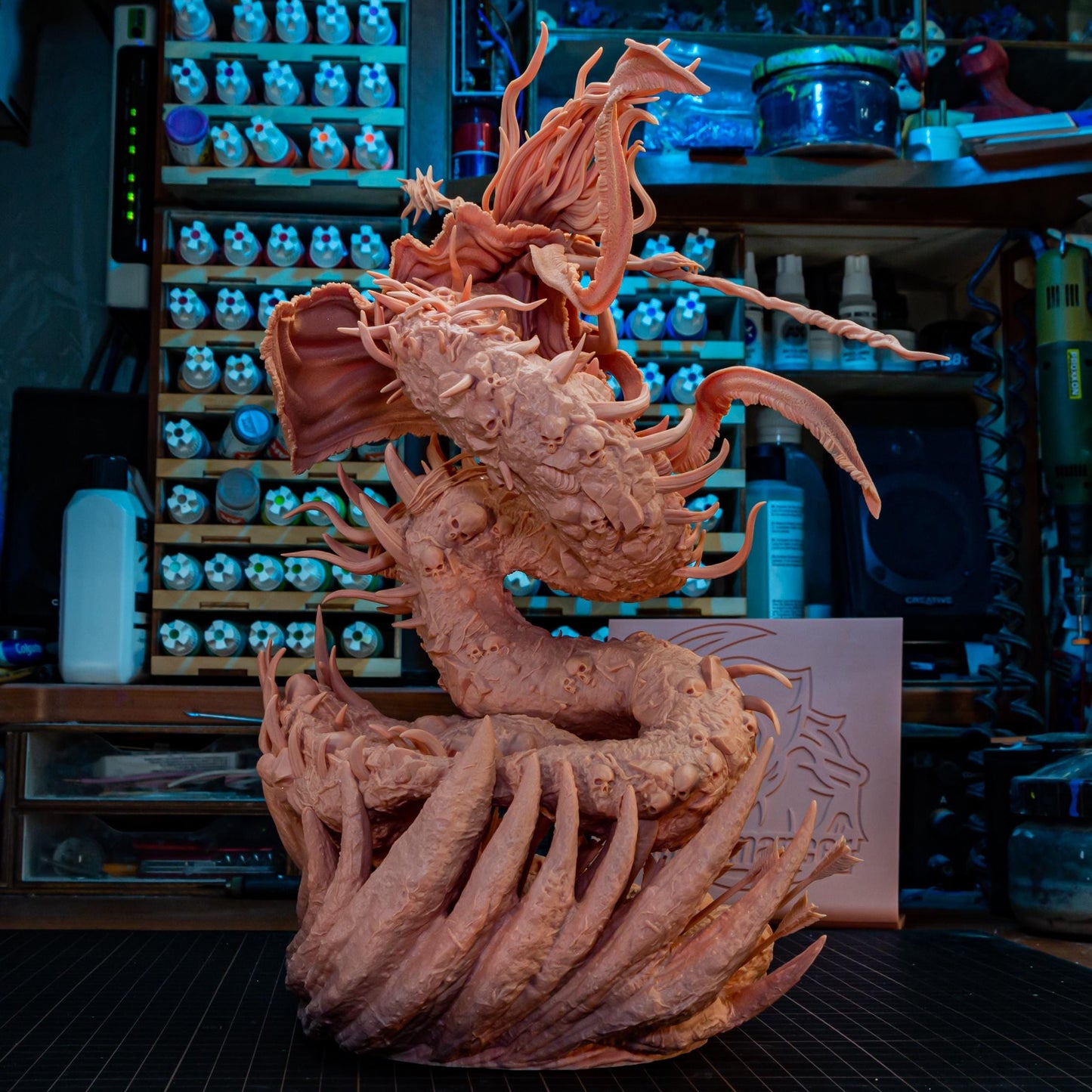 Masked Bone-Spear Devourer | Resin Garage Kit | Unpainted Figure
