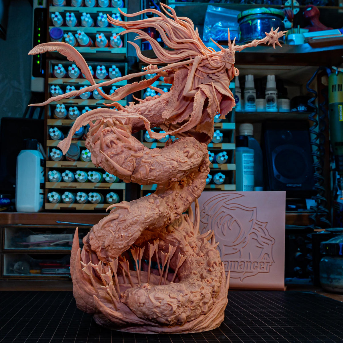 Masked Bone-Spear Devourer | Resin Garage Kit | Unpainted Figure