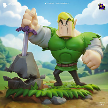 Square-Jawed Forest Strongman | Resin Garage Kit | Unpainted Figure