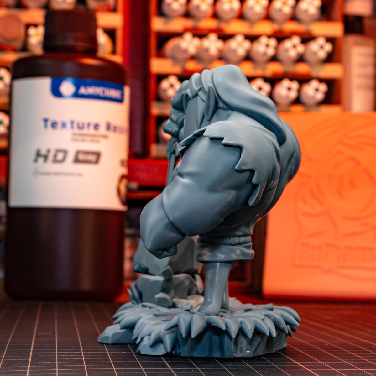 Square-Jawed Forest Strongman | Resin Garage Kit | Unpainted Figure