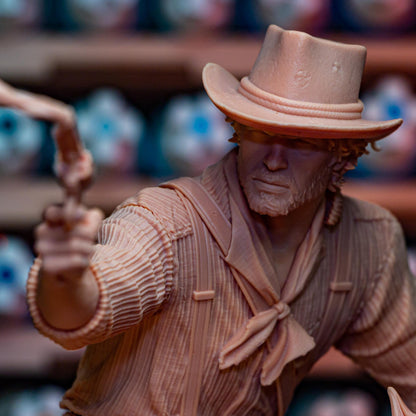 Mounted Frontier Gunslinger | Resin Garage Kit | Unpainted Figure