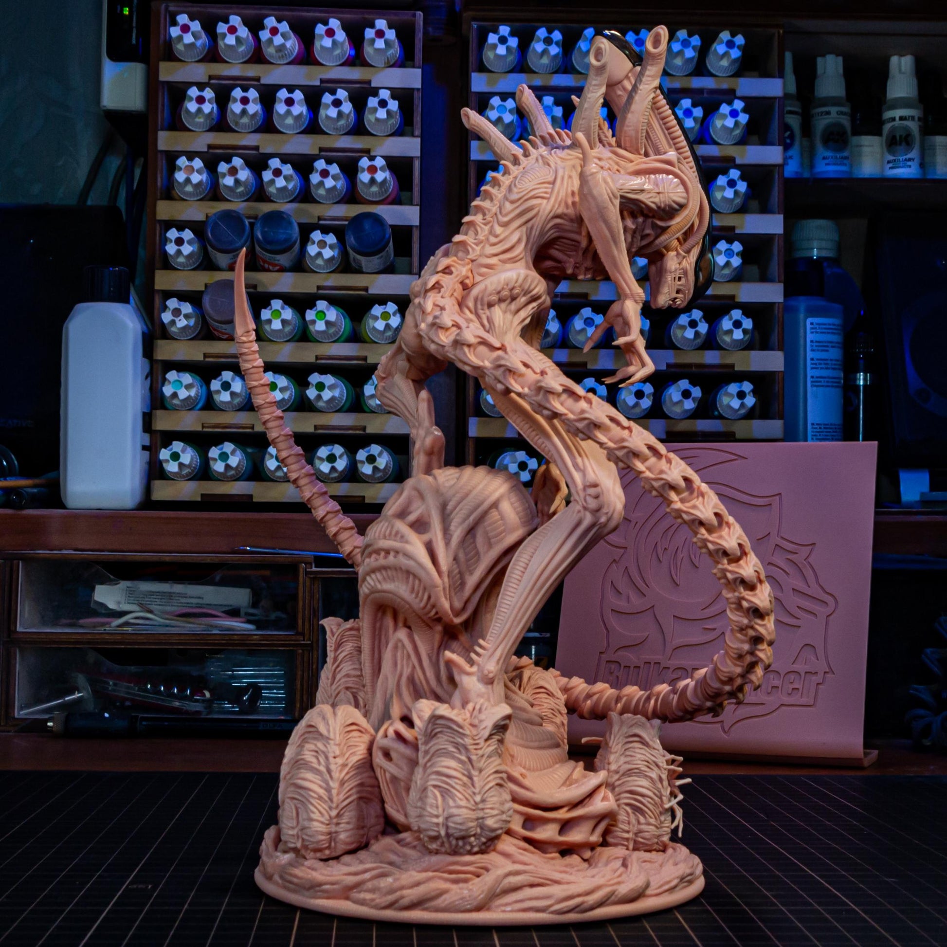 Long-Tailed Biomechanical Stalker | Resin Garage Kit | Unpainted Figure