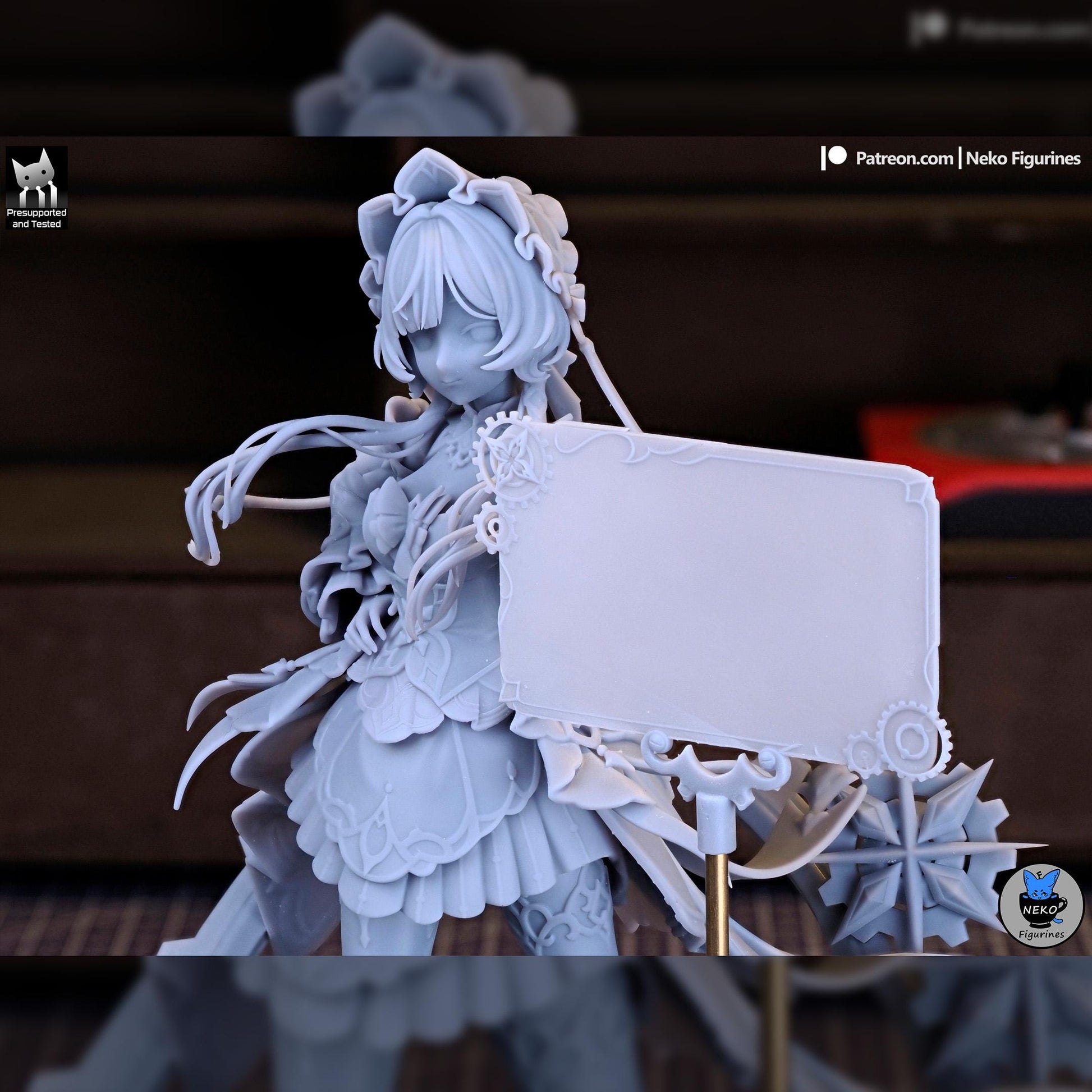 Sandrone and Pulonia | Genshin Impact | Resin Garage Kit | Unpainted Figure