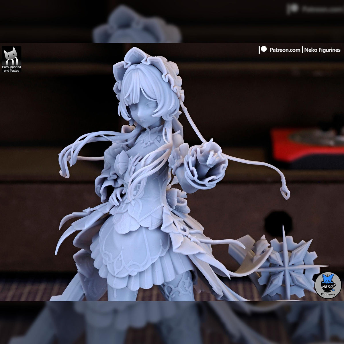 Sandrone and Pulonia | Genshin Impact | Resin Garage Kit | Unpainted Figure