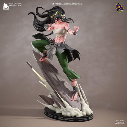 Blind Stone Martial Artist | Resin Garage Kit | Elemental Masters | Unpainted Figure