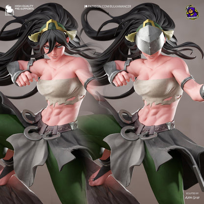 Blind Stone Martial Artist | Resin Garage Kit | Elemental Masters | Unpainted Figure