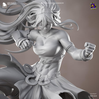 Blind Stone Martial Artist | Resin Garage Kit | Elemental Masters | Unpainted Figure