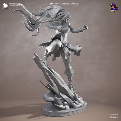 Blind Stone Martial Artist | Resin Garage Kit | Elemental Masters | Unpainted Figure