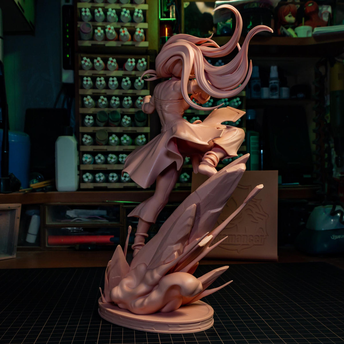 Blind Stone Martial Artist | Resin Garage Kit | Elemental Masters | Unpainted Figure