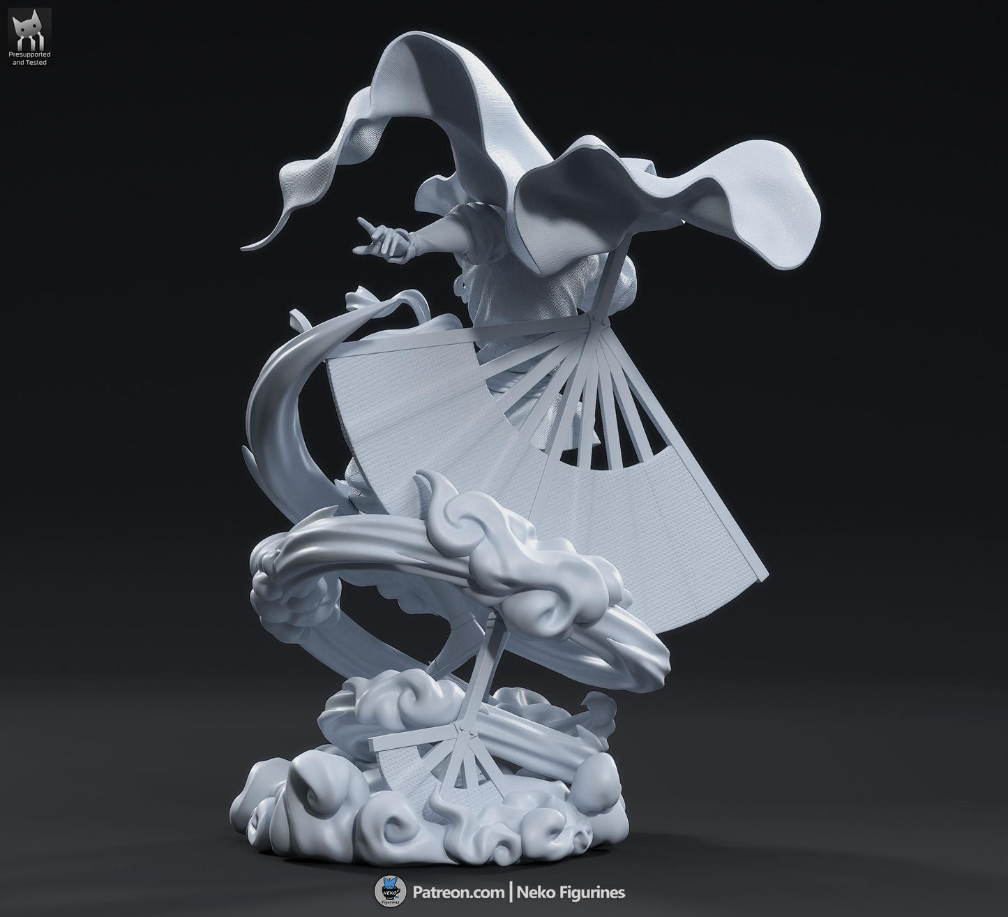 Airborne Blue-Arrow Monk | Resin Garage Kit | Unpainted Figure