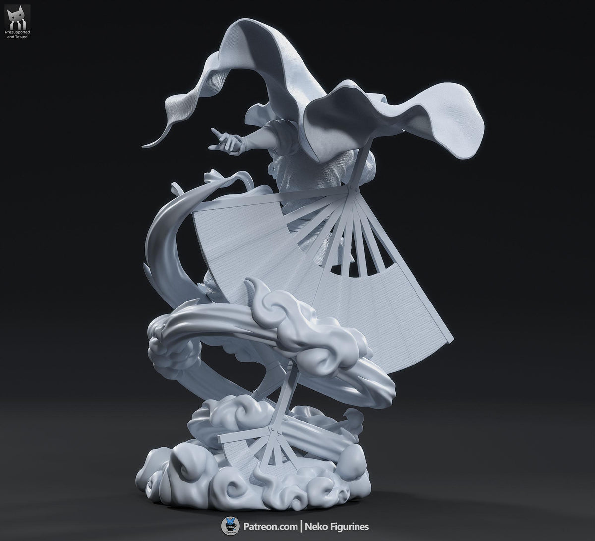 Airborne Blue-Arrow Monk | Resin Garage Kit | Unpainted Figure