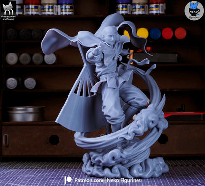 Airborne Blue-Arrow Monk | Resin Garage Kit | Unpainted Figure