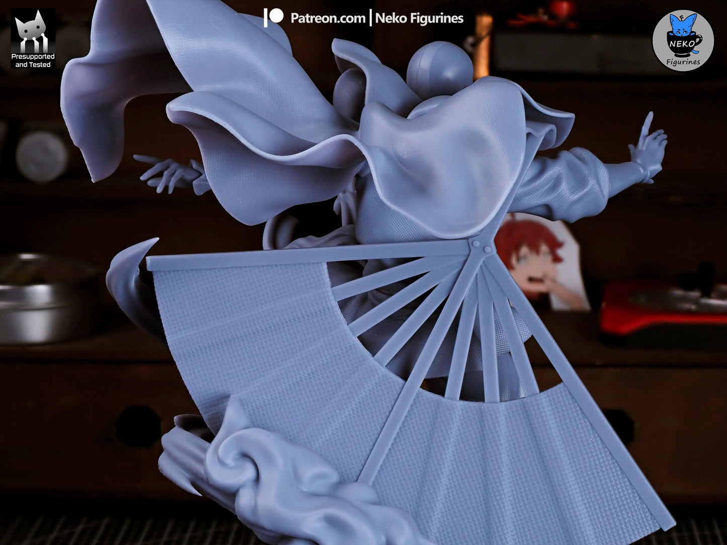 Airborne Blue-Arrow Monk | Resin Garage Kit | Unpainted Figure