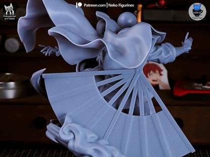 Airborne Blue-Arrow Monk | Resin Garage Kit | Unpainted Figure