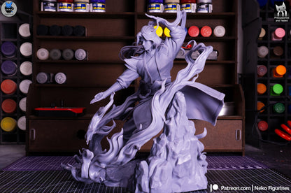 Scarred Fire Martial Artist | Resin Garage Kit | Unpainted Figure