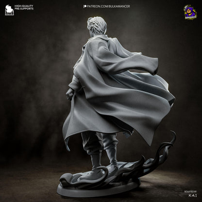 Blue-Uniform Flame Officer | Resin Garage Kit | Unpainted Figure
