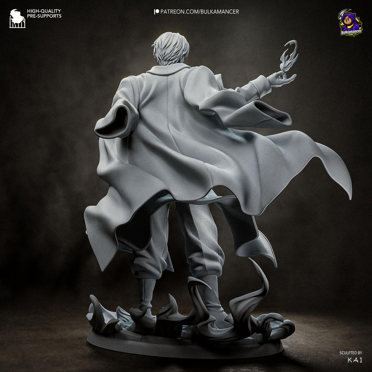 Blue-Uniform Flame Officer | Resin Garage Kit | Unpainted Figure