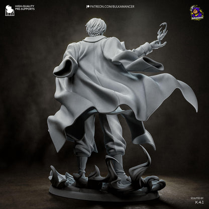 Blue-Uniform Flame Officer | Resin Garage Kit | Unpainted Figure