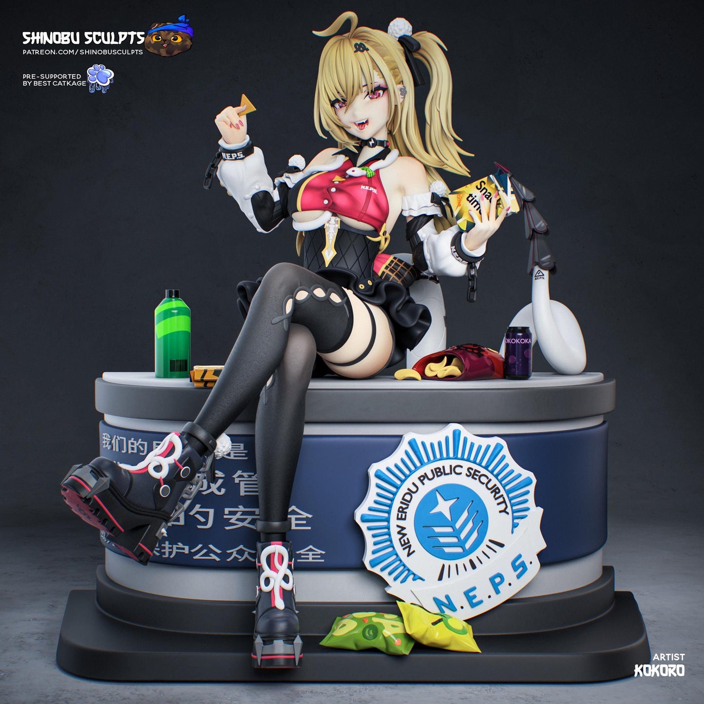Cissia | Zenless Zone Zero | Resin Garage Kit | Unpainted Figure