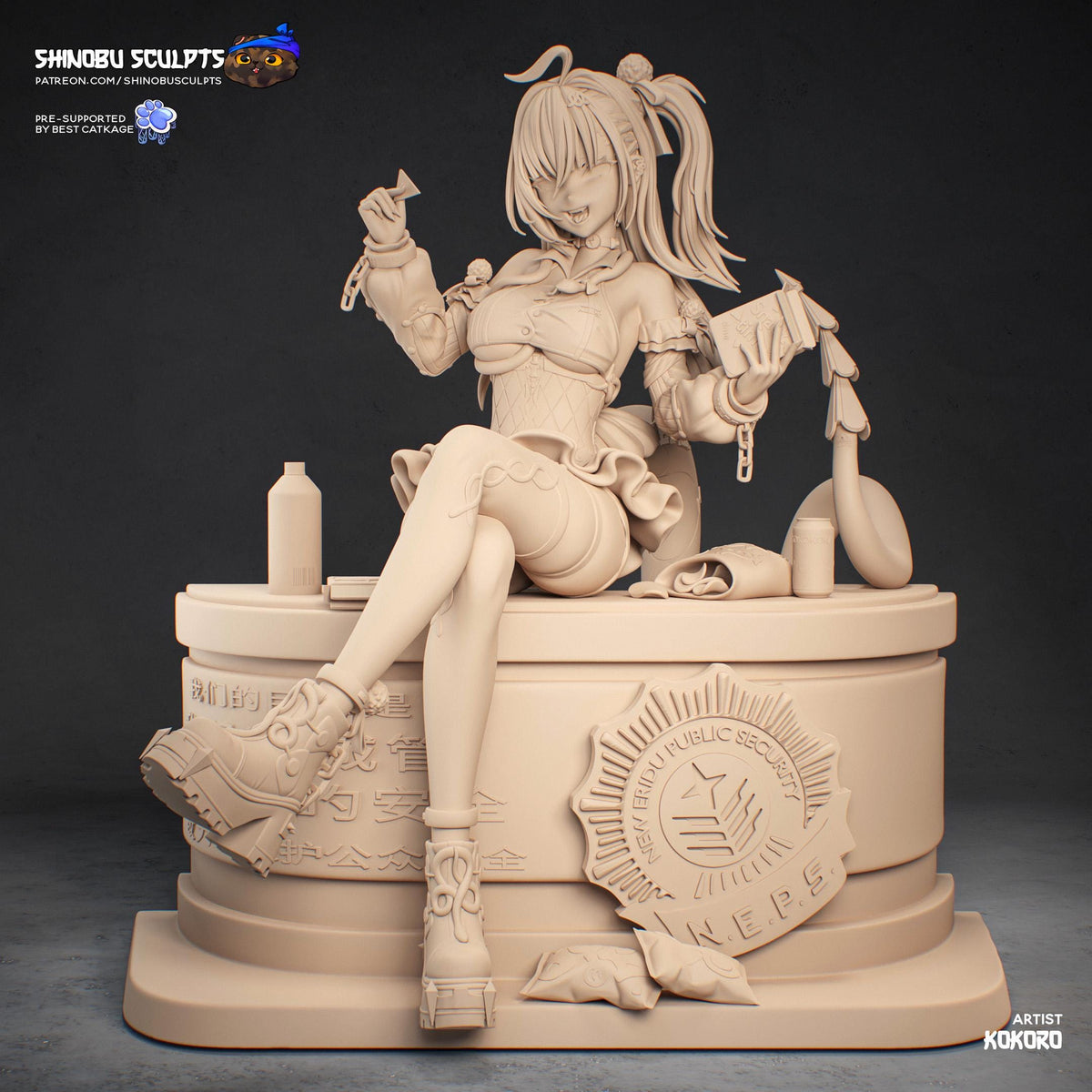 Cissia | Zenless Zone Zero | Resin Garage Kit | Unpainted Figure