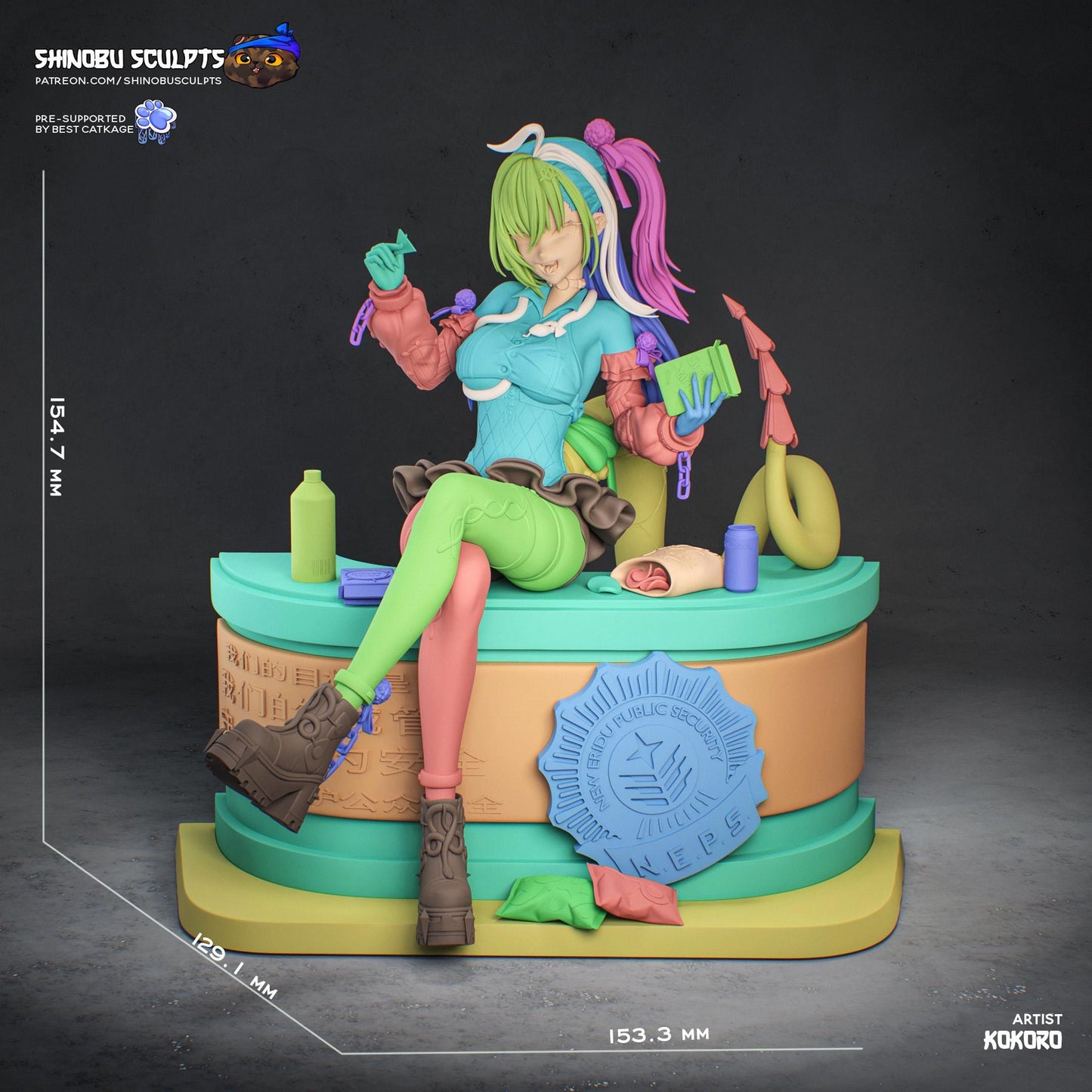 Cissia | Zenless Zone Zero | Resin Garage Kit | Unpainted Figure