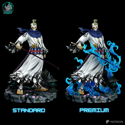 Bandaged Blue-Scarf Ronin | Resin Garage Kit | Unpainted Figure