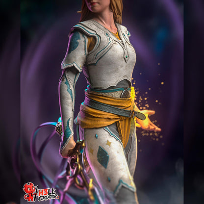 Blonde Runeblade Wanderer | Resin Garage Kit | Fantasy | Unpainted Figure
