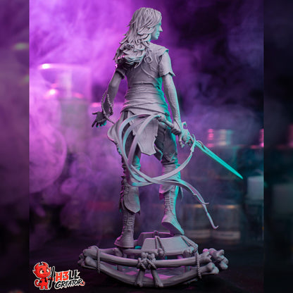 Blonde Runeblade Wanderer | Resin Garage Kit | Fantasy | Unpainted Figure