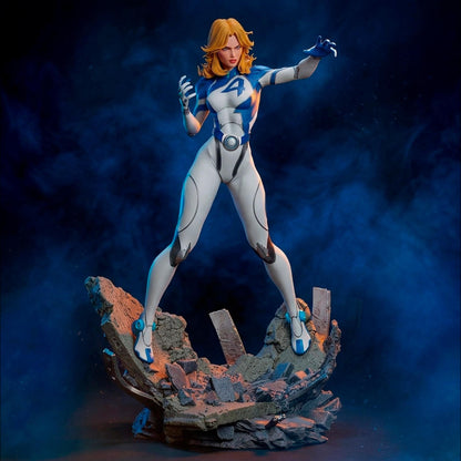 Blue-Suited Force Field Heroine | Resin Garage Kit | Multiversal Champions | Unpainted Figure