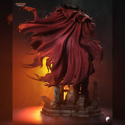 Red-Cloaked Gothic Gunslinger | Resin Garage Kit | Crystalbound Heroes | Unpainted Figure