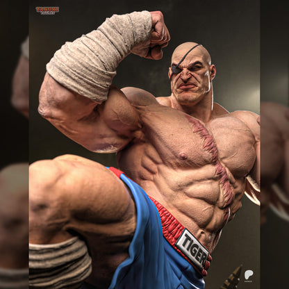 One-Eyed Muay Thai Champion | Resin Garage Kit | Martial Champions | Unpainted Figure