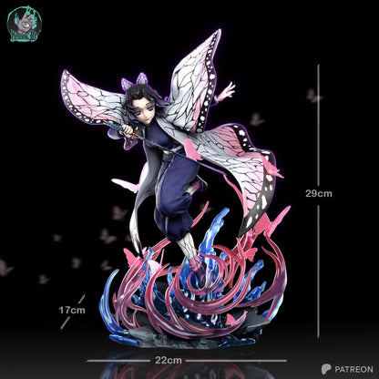 Butterfly-Wing Blade Dancer | Resin Garage Kit | Anime Breathing Masters | Unpainted Figure