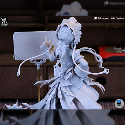 Sandrone and Pulonia | Genshin Impact | Resin Garage Kit | Unpainted Figure