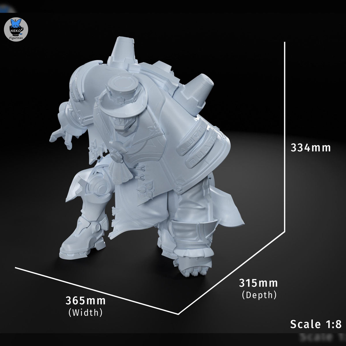Sandrone and Pulonia | Genshin Impact | Resin Garage Kit | Unpainted Figure