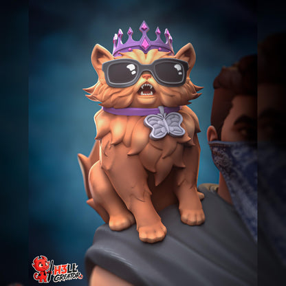 Masked Cape Bruiser & Crowned Cat | Resin Garage Kit | Dungeon Gauntlet | Unpainted Figure