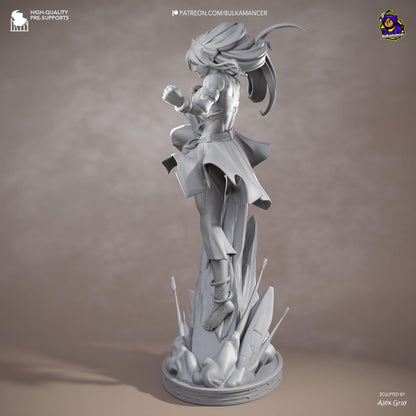 Blind Stone Martial Artist | Resin Garage Kit | Elemental Masters | Unpainted Figure