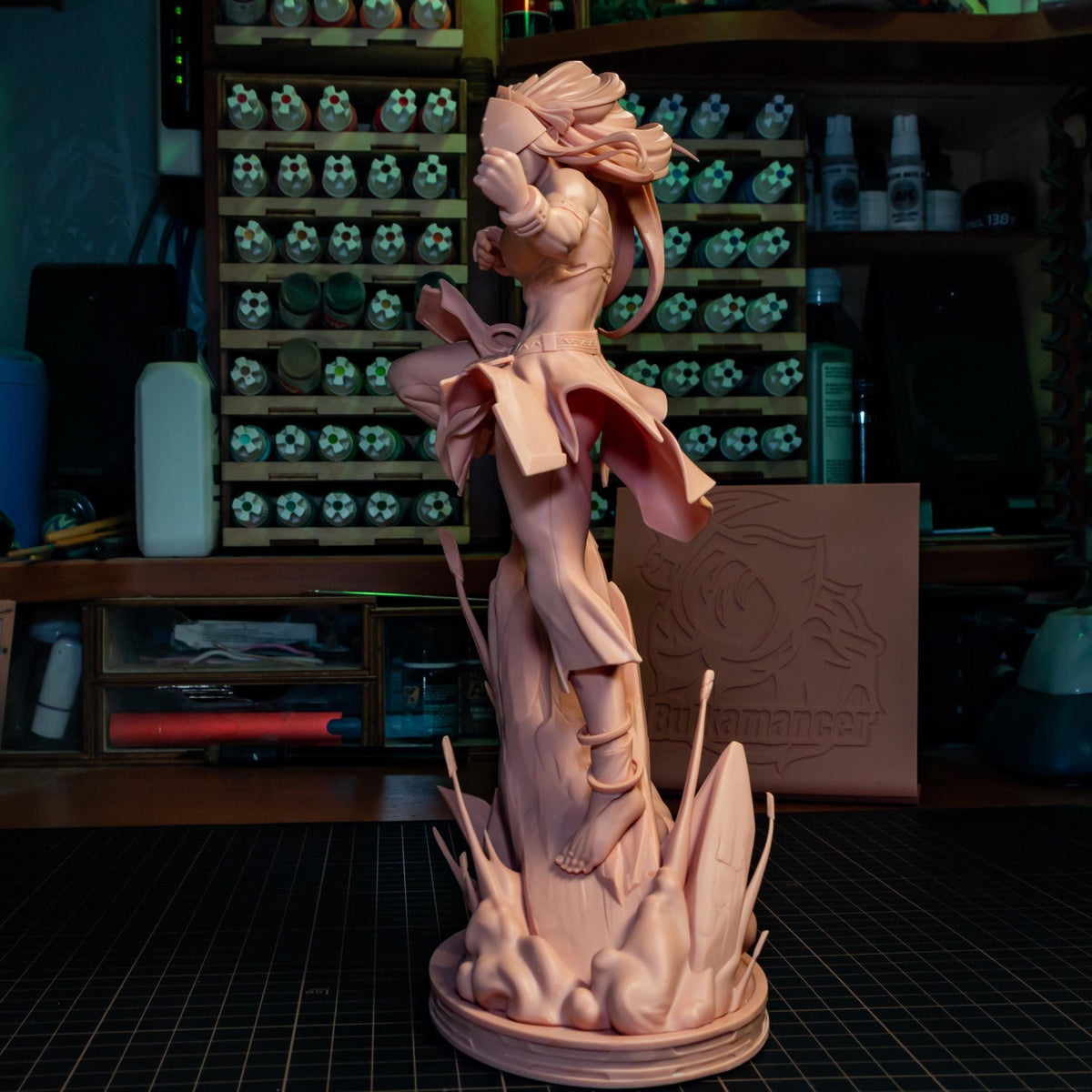 Blind Stone Martial Artist | Resin Garage Kit | Elemental Masters | Unpainted Figure