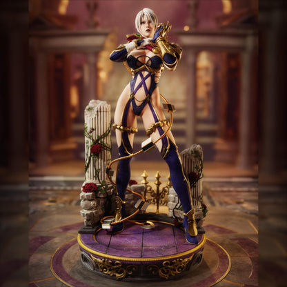 White-Haired Whipblade Duelist | Resin Garage Kit | Legendary Blades | Unpainted Figure