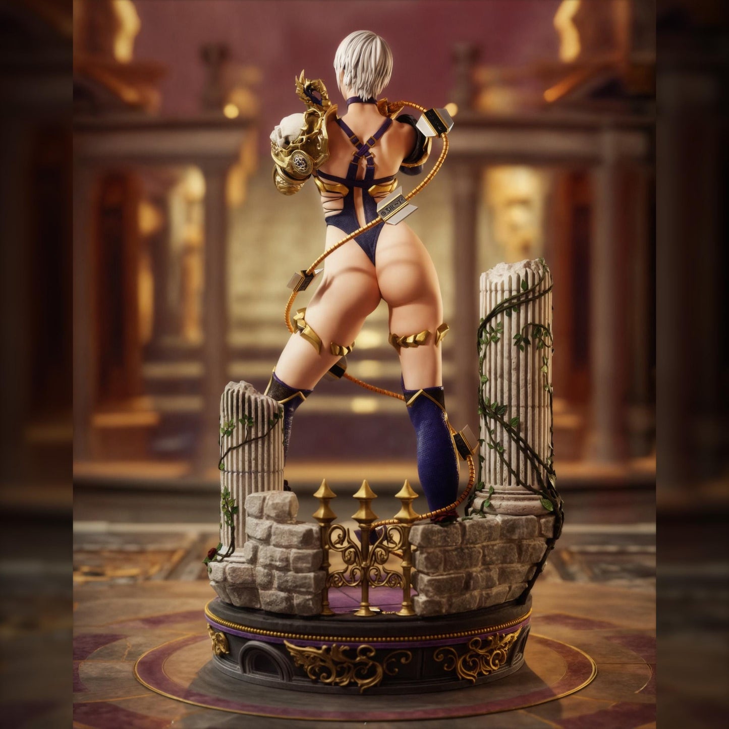 White-Haired Whipblade Duelist | Resin Garage Kit | Legendary Blades | Unpainted Figure