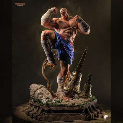 One-Eyed Muay Thai Champion | Resin Garage Kit | Martial Champions | Unpainted Figure
