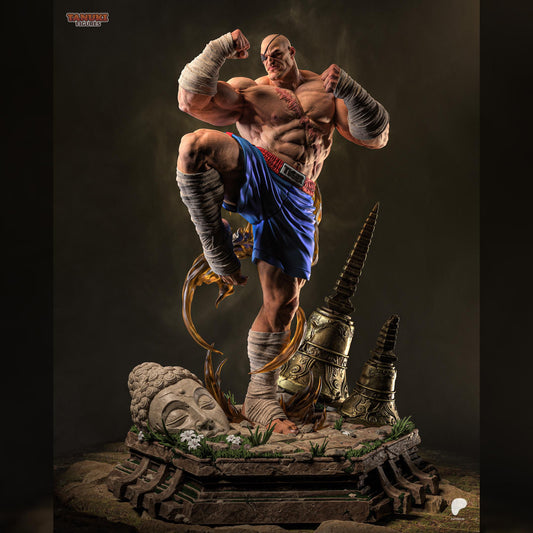 One-Eyed Muay Thai Champion | Resin Garage Kit | Martial Champions | Unpainted Figure